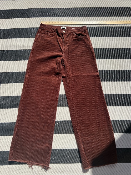 Kensie Denim - Kensie Wide-Leg Corduroy Jeans in Rich Chocolate Brown